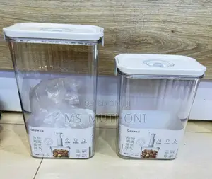 Large Acrylic Air Tight Seal Jars/ Cereal Storage Containers