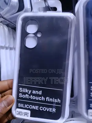 Tecno Camon 19 Pro Silicone Case Featuring a Silky, Soft-Touch Finish