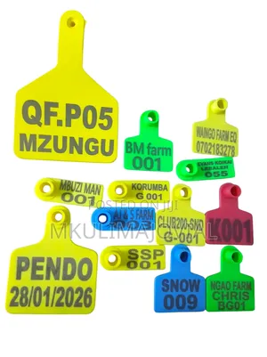 Mj Heavy Duty Sheep/Goat And Cow Ear Tags - Branded Ear Tags