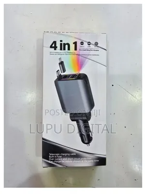 E1 4 in 1 Super Fast Phone Charger + RGB Light