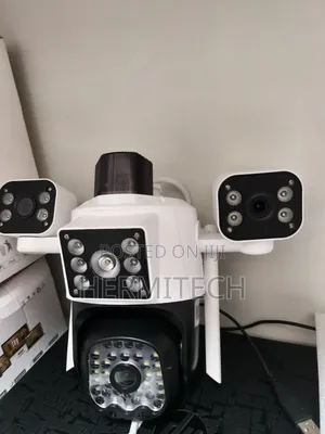 Weather Proof Design Triple Lens 4g Electric Model With Ethernet Cable