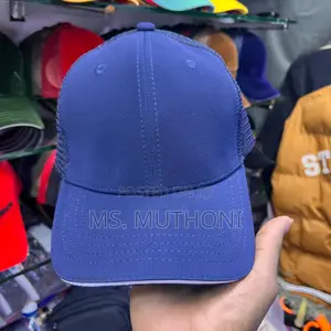Plain Breathable Adjustable Snapback Closure Trucker Hat 