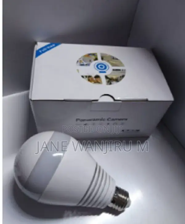 Quality V380 Bulb Wifi Camera – Fixed 360°