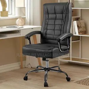 Office Chair; Executive Swivel Leather Chair