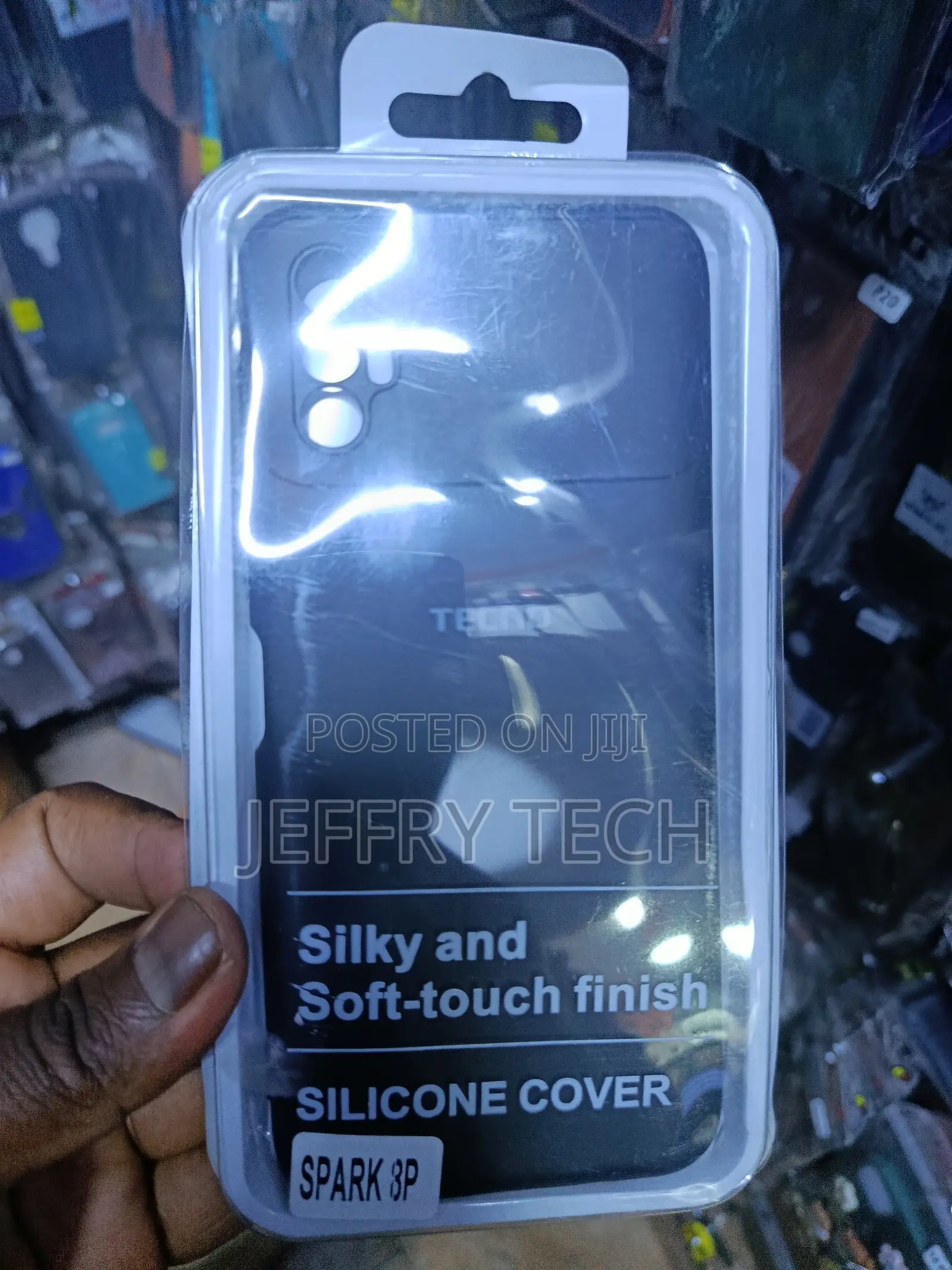 Tecno Spark 8p Smartphone Cover5, Featuring a Silky Soft-Touch Finish