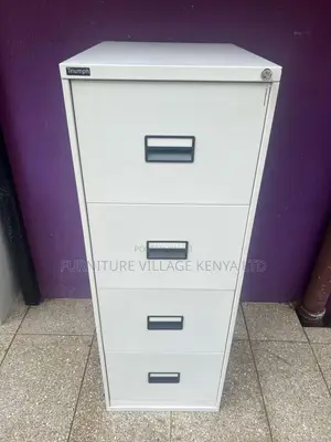 Office Cabinet ; 4- Drawer Metallic File Office Cabinet