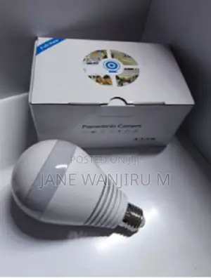 Dual Lens V380 PTZ Bulb Ip Night Vision Camera Bulb Dual Lense Camera
