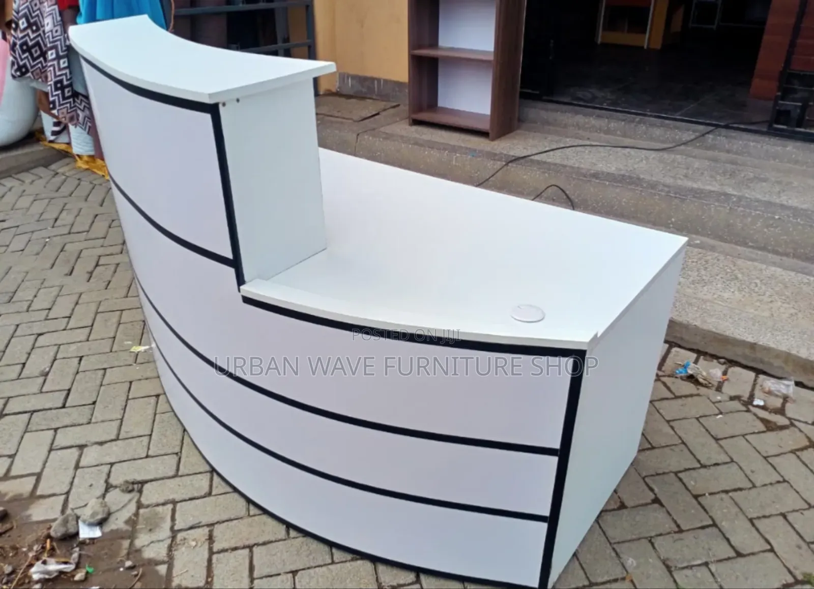 Curved Reception Desk
