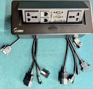 Black Pop-Up Multifunction Socket