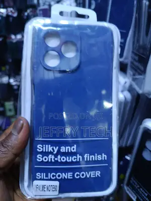 Blue Silicone Cover for the Falme Note50, Silky and Soft-Touch Finish.