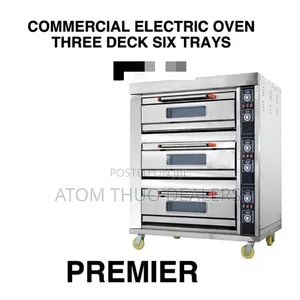 Commercial Electric Oven Three Deck Six Tray