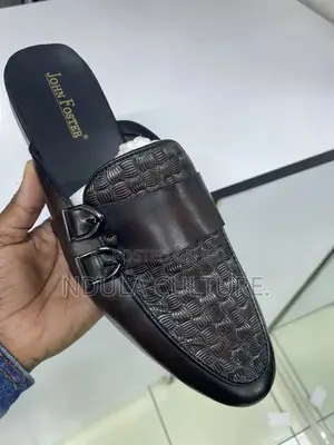 Authentic Leather John Foster Classic Mules