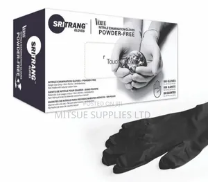 Disposable Black Nitrile Gloves