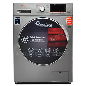 Ramtons 10kg Front Loader Wash Dry Washing Machine (10/6kg)