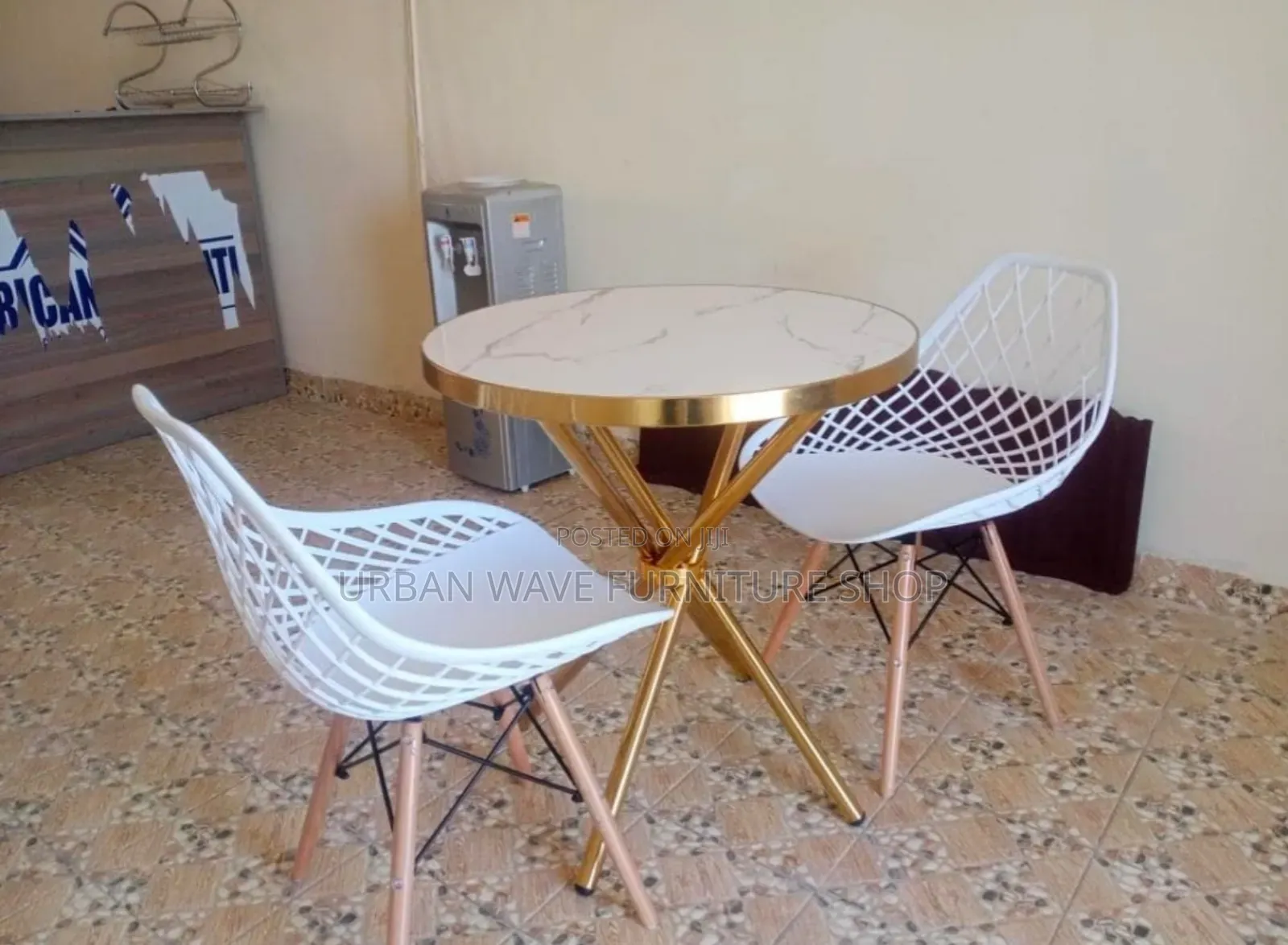 White Balcony Set and Eams