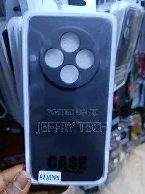 Black Phone Case Is Designed for the Rm A3 Pro Model.