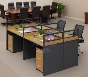 Office Workstation : Office 4-Way Working Workstation