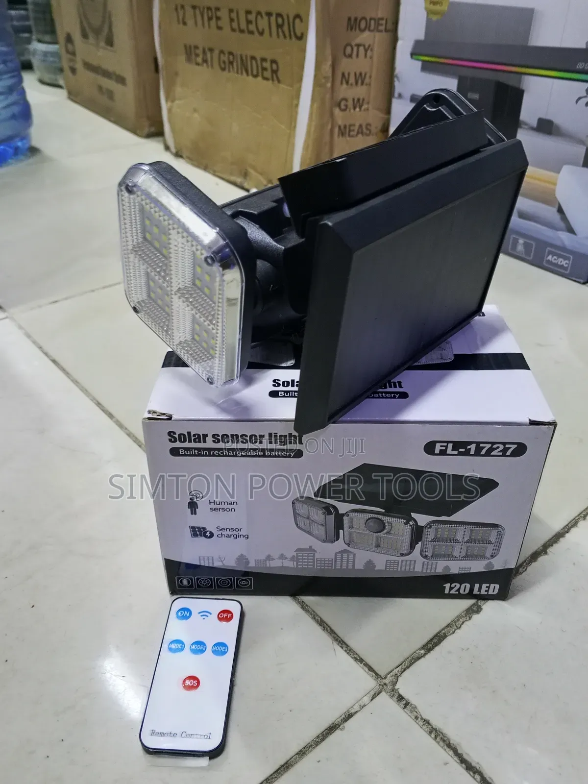 Solar Wall Light 120 Led Motion Sensor