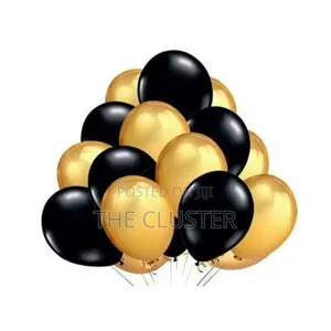 100 PCS Black and Gold Events Ballon