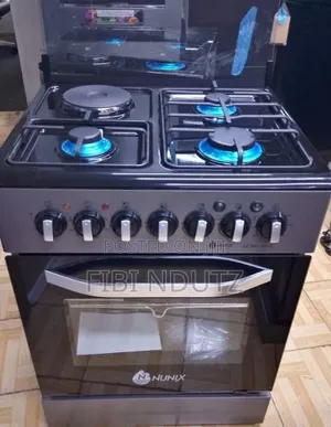 60 by 60 Nunix Cooker With 3jets and 1 Electric Cook With Oven Below
