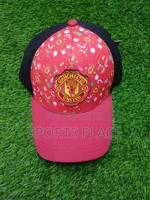 Manchester United Red and Black Cap
