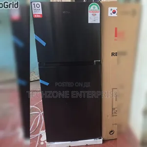 Black Klec 181 Litres Double Door No Frost Refrigerator 
