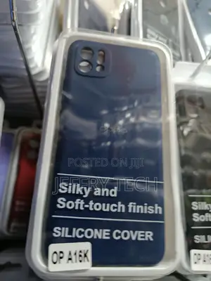 Silky Soft-Touch Silicone Cover for Oppo A16k and Oppo A18 Models.