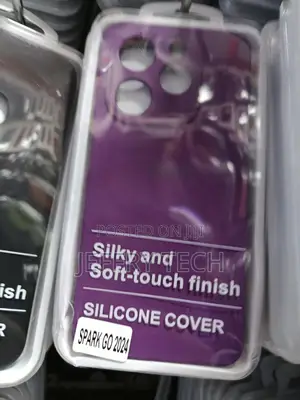 Purple Tecno Spark Go 2024 Case With a Silky, Soft-Touch