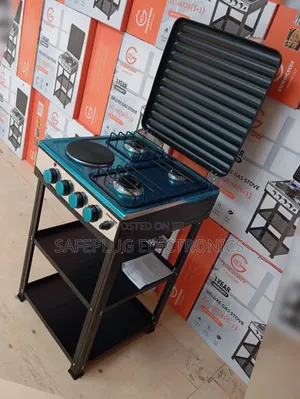 Eurochef 4 Burner Cooker (3 Gas + 1 Electric) – Spacious Efficient
