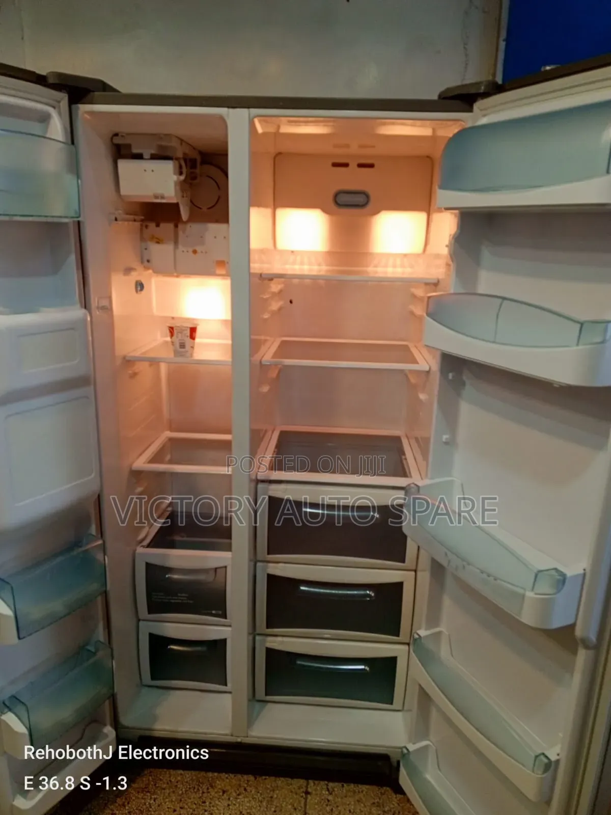 John Lewis Side by Side Refrigerator