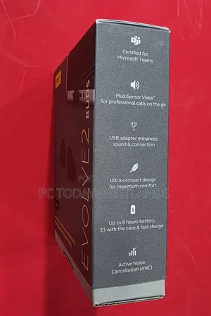 Jabra Evolve2 Buds Usb-C Ms Earbuds With Usb-C for Microsoft Teams