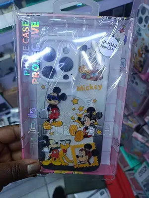 Jkinit Magsafe Mickey Mouse Glitter Case for iPhone 16 Pro Max.