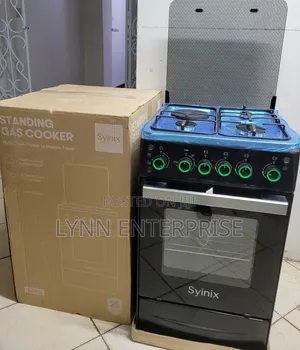 Syinix 50by 50 Standing Cooker With Electric Oven