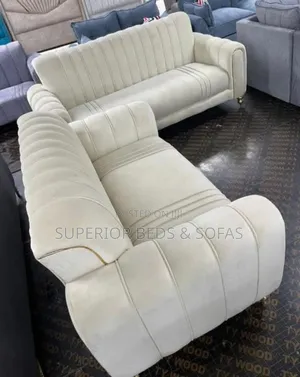 Three Seater Cream Sofa