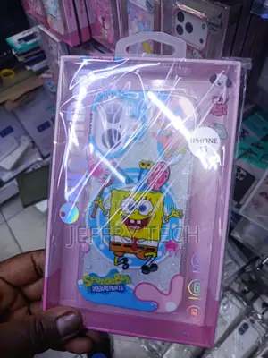 Spongebob Squarepants Themed Case Designed for the Apple iPhone 15.