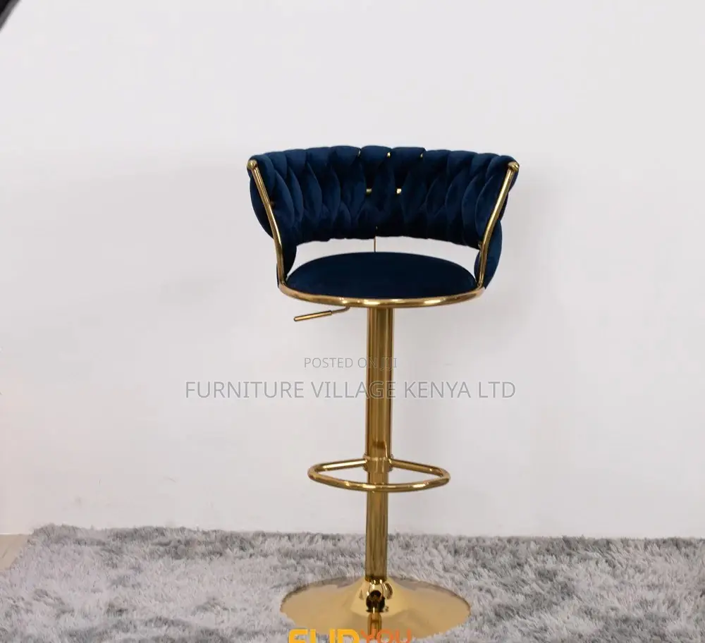 Barstool; Faux Height Adjustable Counter Barstool