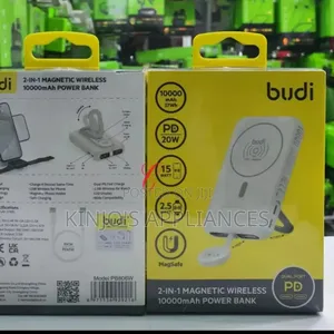 Budi Pb809w *22.5w 10000mah* 1 For 3 *Magnetic Wireles Power Bank