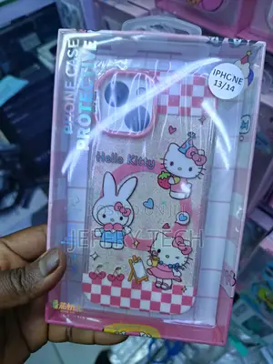 Hello Kitty Themed Protective Case for Apple iPhone 13 and 14 Models.
