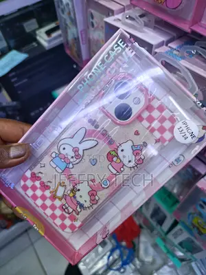 Hello Kitty Themed Protective Case for Apple iPhone 13 and 14 Models.