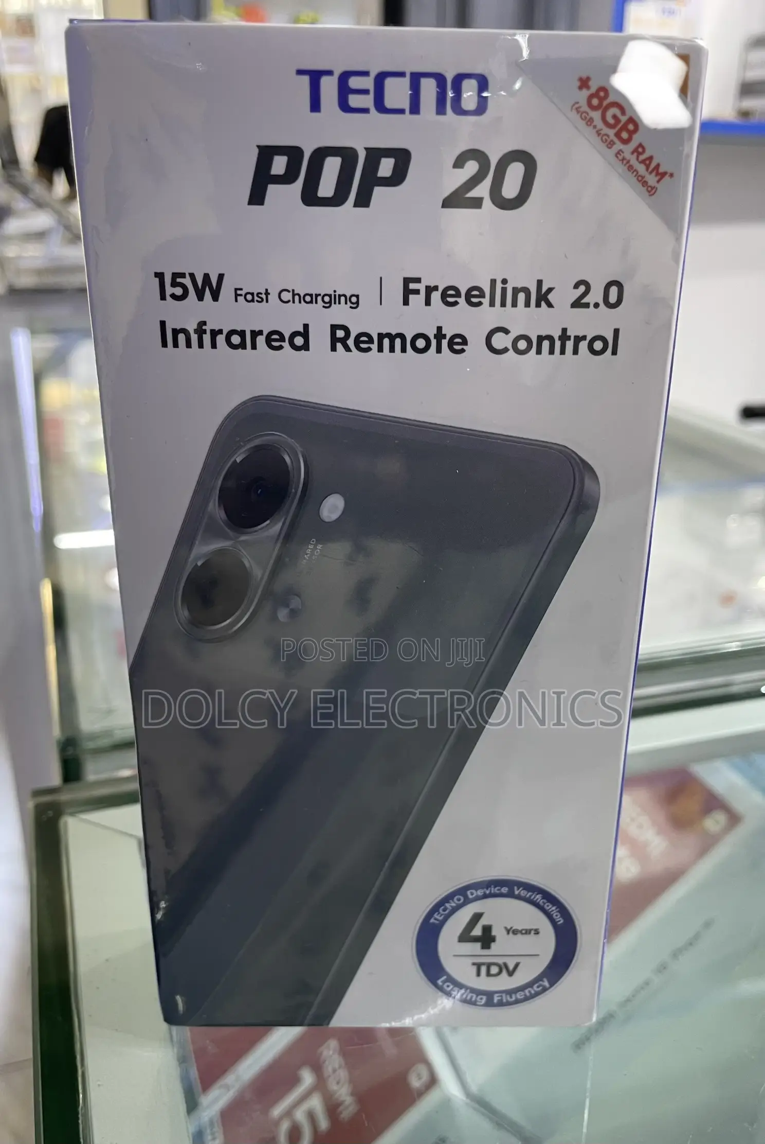 New Tecno Pop 20 128 GB Gray