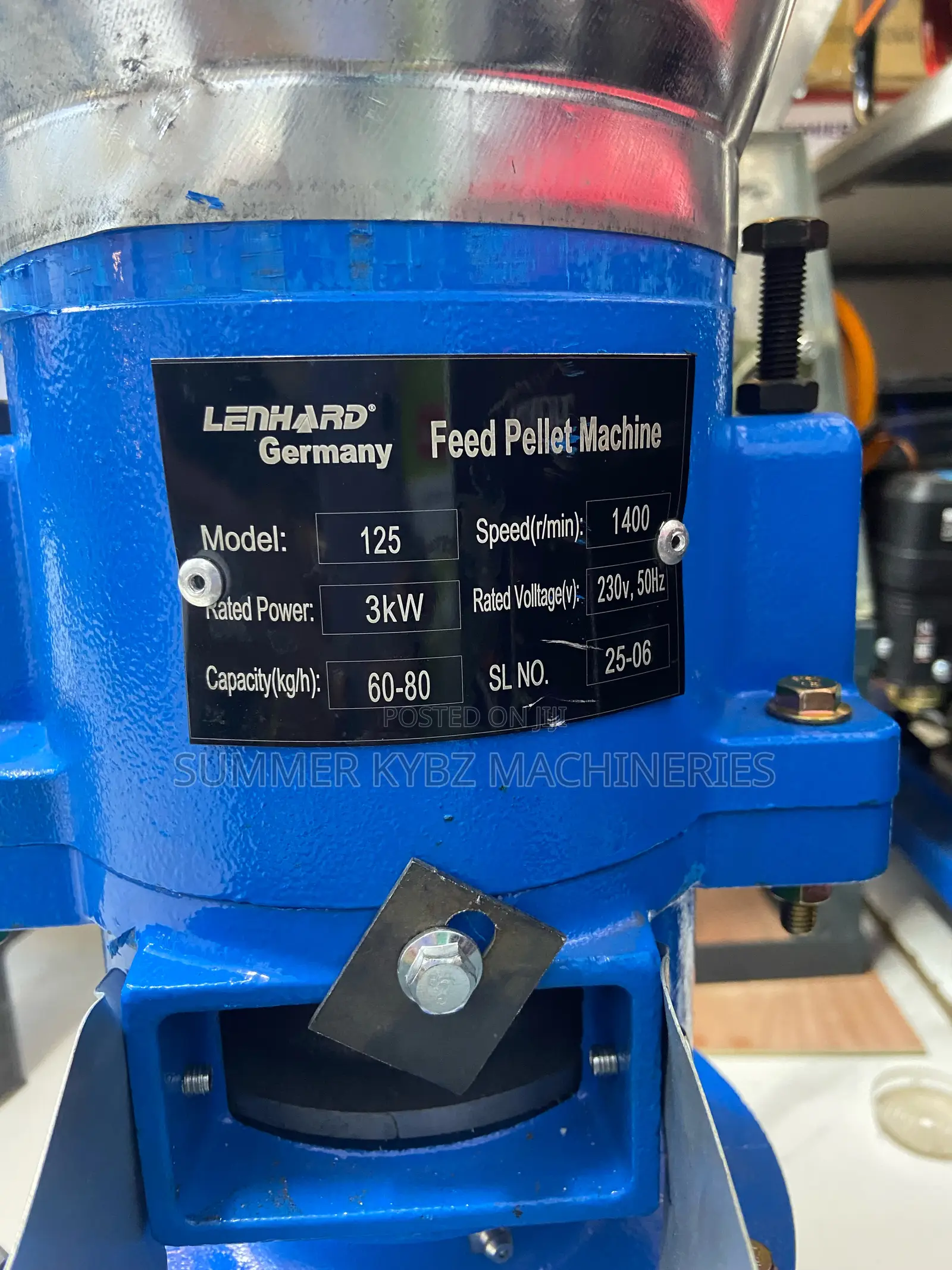 Lenhard Germany Pellet Machine 4hp