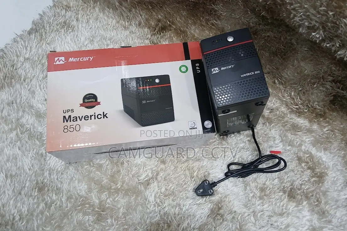 Mercury Ups Maverick 850va, Line Interactive Black