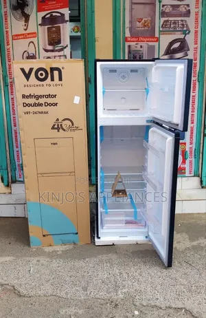 Von 247litres Double Door Fridge No Frost