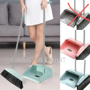 *2 in 1 Flexible Broom and Dustpan