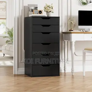 Storage Units; Solid Wooden Construced Chest of 6 Drawers Cabinet