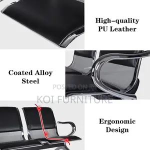 Benches; Two Seaters Strong Built Up Leather Reception Bench