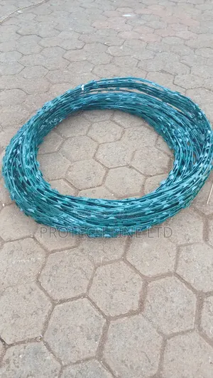 Green Razor Wire Double Galvanized 450mm