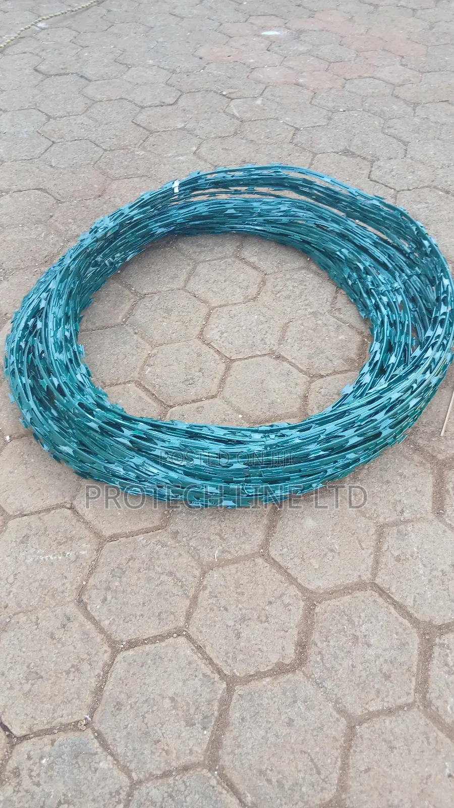 Green Razor Wire Double Galvanized 450mm