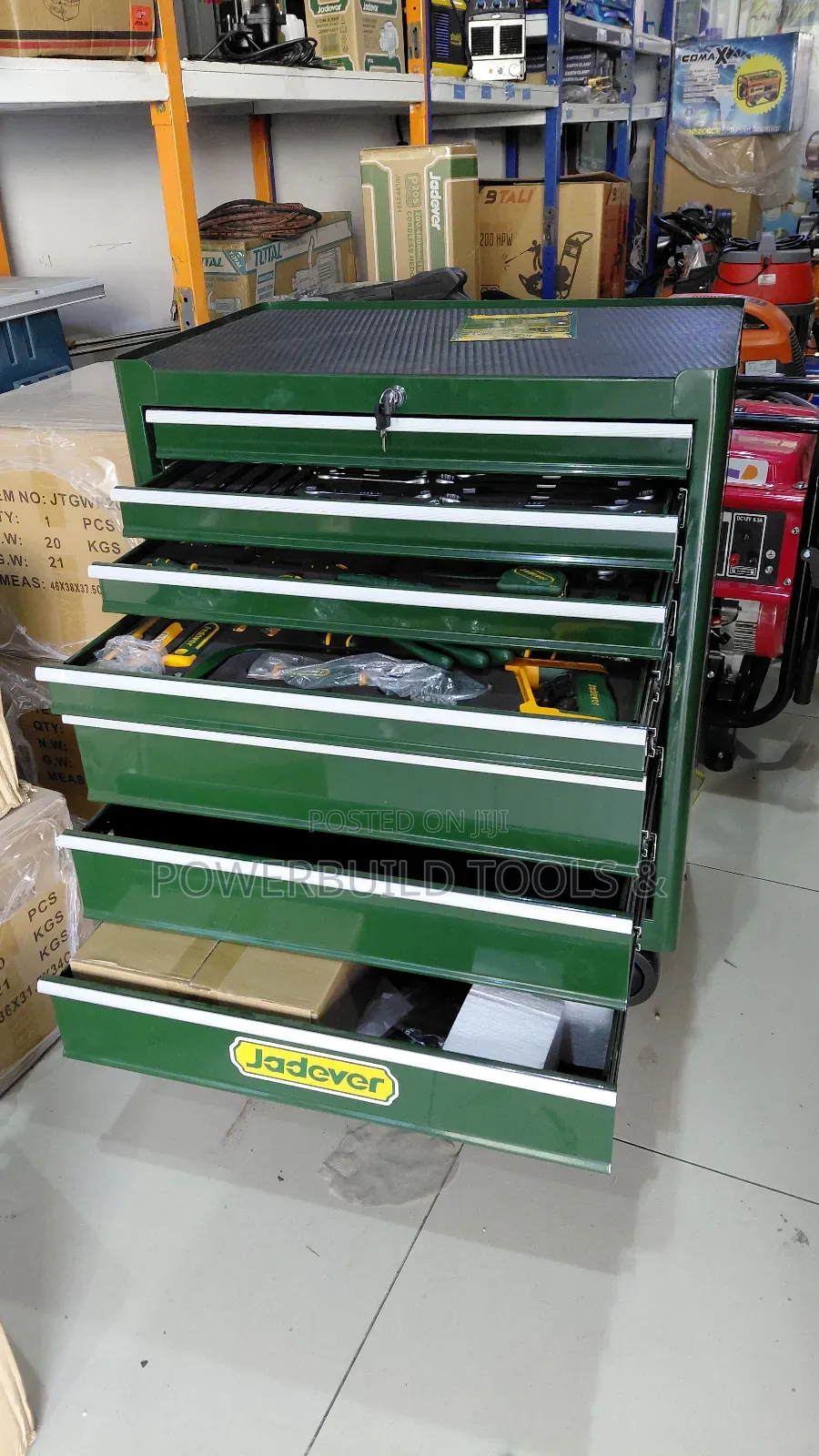 7 Drawer Tool Cabinets With 211pcs