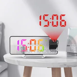 Led Digital Projection Alarm Clock Built-in Alarm and Snooze